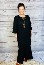 Rena Black & Leopard Dress