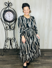 Rhonda Smocking Waist Dress- Animal Print