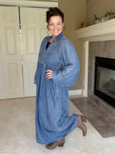 Kristen Smocking & Denim Dress