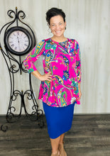Marissa Pink Paisley Tunic