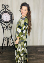 Smiles & Olive Dots Dress