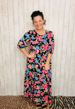 Jenna Black & Floral Dress