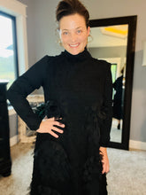 Jada One Size Textured & Petal Dress