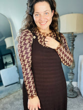 Lenora Textured Jumper- Brown