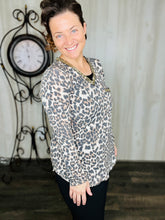 Sequins & Leopard Collide Top