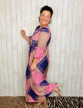Missy Purple & Pink Patchwork Dress