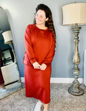 Addie Athletic/Legging Coverage Skirt- Rust