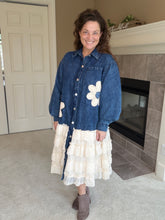 Jean & Lace Shirt Dress