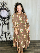Chocolate & Floral Dress