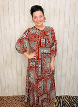 Maddie Patchwork & Leopard Dress