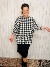Houndstooth Dolman Top