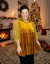 Gold Shimmer & Shine Top