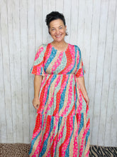 Mallory Colors of Summer Patchwork Dress