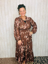 Julia Frilled Floral Dress