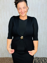 Ornate Button Closure Vest- White or Black