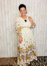Day In the Park Cream Button Front Dress