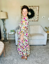 Kara Ivory & Floral Dress