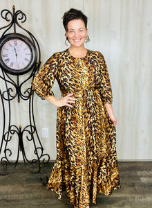 Katie Animal Print Dress