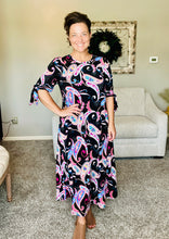 Regina Black & Paisley Dress
