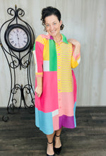 Nina Fashion Blazer- Black/Coral, Pink/Yellow or Green/Pink