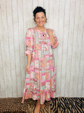 Trish Bow Front Dress-Pink