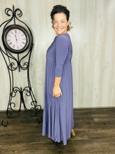 Tonya Marie Tiered Dress-Violet