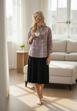 Leopard & Floral Top-PLUS