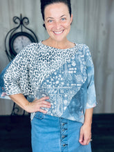 Kimberly Leopard & Paisley Top