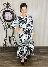 Floral & Houndstooth Dreams Dress