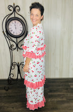 Amanda Cherry & Red Checkered Dress