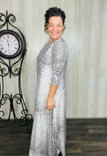Creamy Animal Print Dress