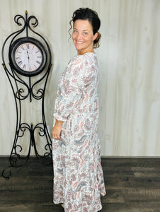 Connie Soft Paisley Dress