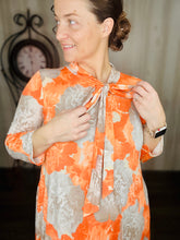 Brenda Bow Orange & Floral Dress