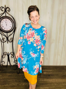 Teal To Love Tunic