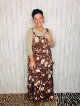 Fall Floral Ribbed Jumper