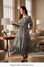 Katie Black & Ivory Dress