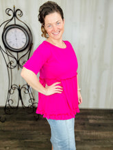 The Good & The Comfy Top- Black, Hot Pink or Mauve