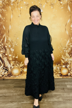 Ruffles & Class Dress- Black