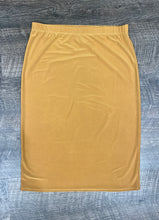 Miss Amy Pencil Skirt (Regular & Plus)- Gold