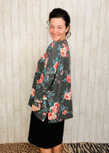 Tammie Rose & Charcoal Top