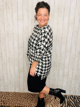 Houndstooth Dolman Top