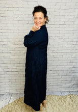 Ruffles & Class Dress- Navy