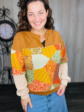 Autumn & Patchwork Pullover
