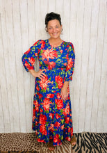 Mallory Blue Floral Dress