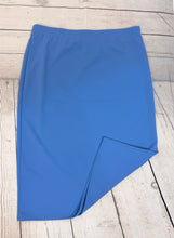 Miss Amy Thicker Fabric Pencil Skirt- (Regular & Plus) Periwinkle (27"-29" Length