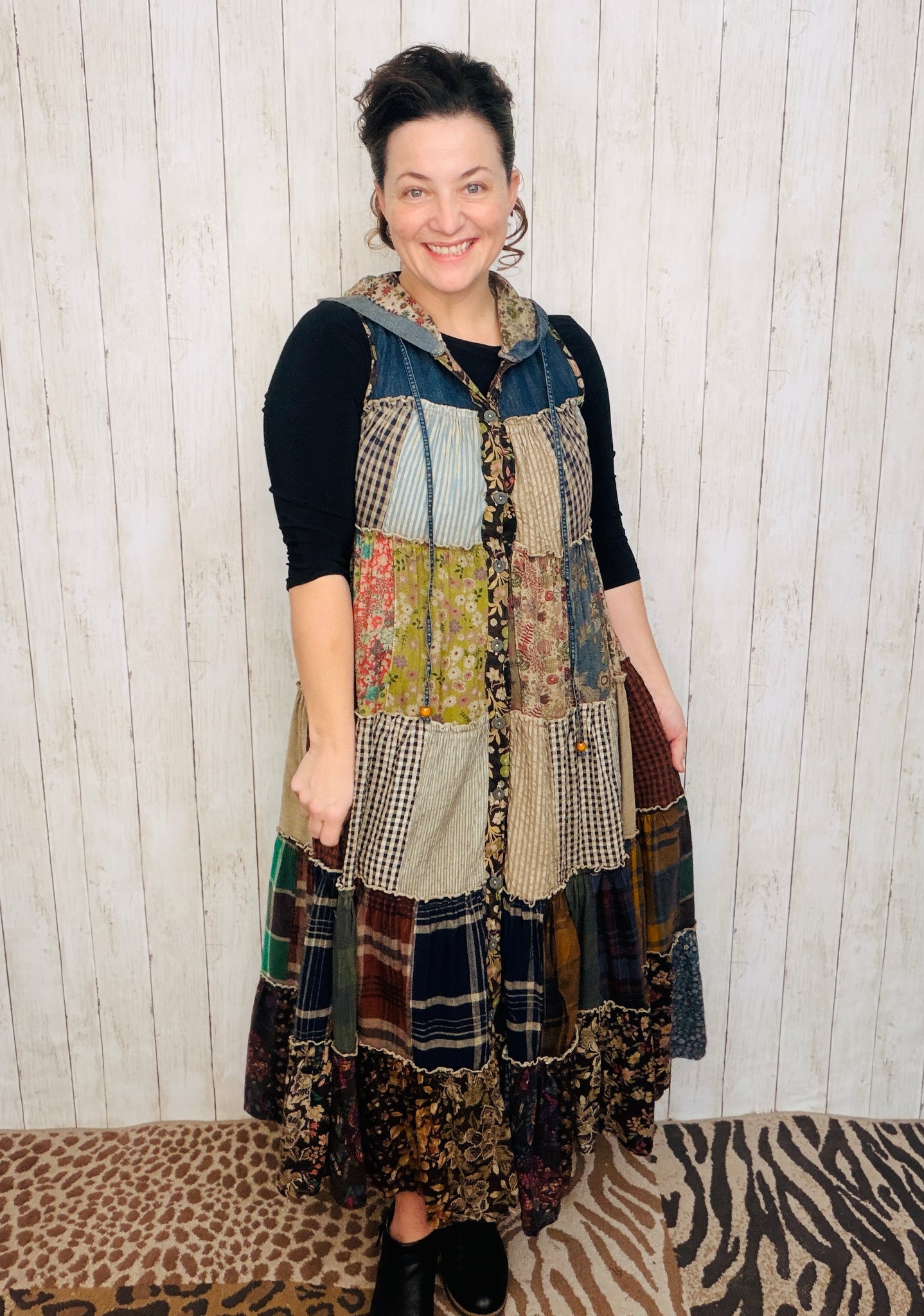 Autumn Patchwork Duster S Autumn Patchwork Duster S