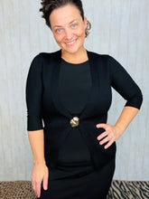Ornate Button Closure Vest- White or Black
