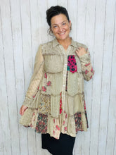 Artisan Embroidered Patchwork Tunic Top