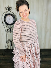 Georgia Polkadot Dress- Pink, Olive, or Black