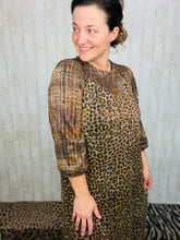 Leopard & Plaid Sequin Dress